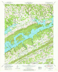 Maynardville 1952 topographic map thumbnail
