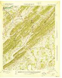 Mc Cloud 1940 topographic map preview
