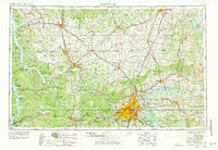 Nashville 1956 topographic map thumbnail
