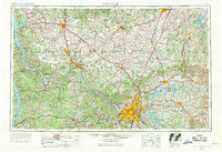 Nashville 1956 topographic map thumbnail