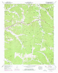 Negro Hollow 1951 topographic map thumbnail