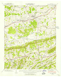 New Market 1939 topographic map thumbnail