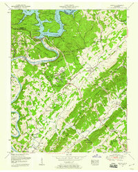 Norris 1952 topographic map preview