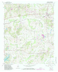 Oakland 1965 topographic map thumbnail
