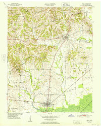 Obion 1951 topographic map thumbnail