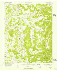 Okalona 1955 topographic map thumbnail