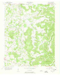 Okalona 1955 topographic map thumbnail