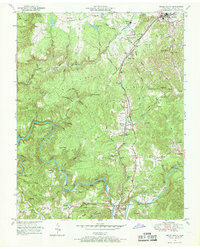 Oneida South 1952 topographic map thumbnail