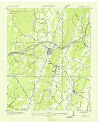Ooltewah 1935 topographic map thumbnail