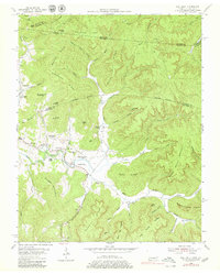 Pall Mall 1954 topographic map thumbnail