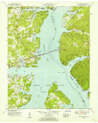 Paris Landing 1950 topographic map thumbnail