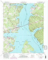 Paris Landing 1950 topographic map thumbnail