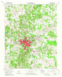 Paris 1965 topographic map thumbnail