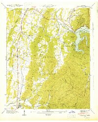 Parksville 1943 topographic map thumbnail