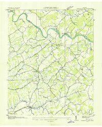 Parrottsville 1935 topographic map thumbnail