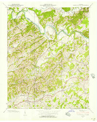 Parrottsville 1939 topographic map thumbnail