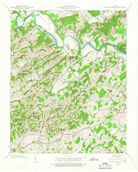Parrottsville 1939 topographic map thumbnail