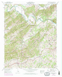 Parrottsville 1939 topographic map thumbnail