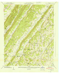 Pattie Gap 1940 topographic map thumbnail