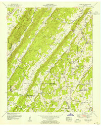 Pattie Gap 1952 topographic map thumbnail