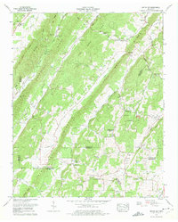 Pattie Gap 1973 topographic map thumbnail