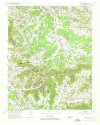 Nolensville 1957 topographic map thumbnail