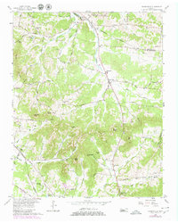 Nolensville 1957 topographic map thumbnail