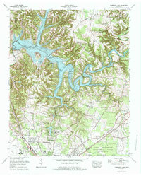 Normandy Lake 1976 topographic map thumbnail