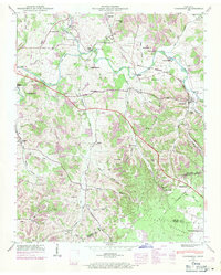 Normandy 1947 topographic map thumbnail