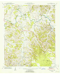 Normandy 1947 topographic map thumbnail