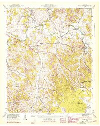 Normandy 1947 topographic map thumbnail