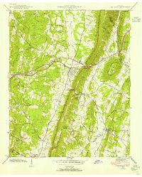 Ooltewah 1940 topographic map thumbnail