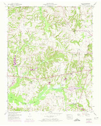 Osage 1950 topographic map preview