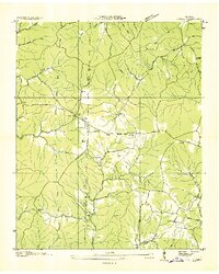 Ovilla 1936 topographic map preview