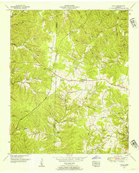 Ovilla 1951 topographic map thumbnail