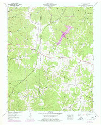 Ovilla 1951 topographic map preview