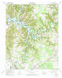 Ovoca topographic map thumbnail