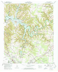Ovoca 1972 topographic map thumbnail