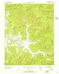Pall Mall 1954 topographic map thumbnail