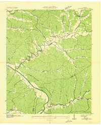 Bucksnort 1936 topographic map thumbnail