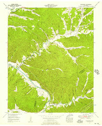 Bucksnort 1952 topographic map thumbnail
