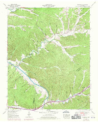 Bucksnort 1952 topographic map thumbnail