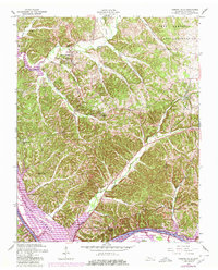 Bumpus Mills 1957 topographic map thumbnail