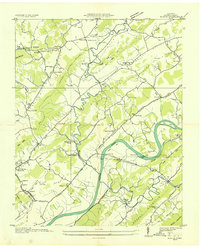 Burem 1935 topographic map thumbnail