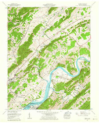 Burem 1961 topographic map thumbnail