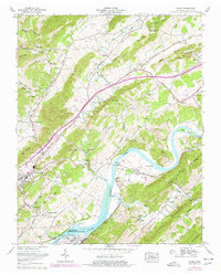 Burem 1961 topographic map thumbnail