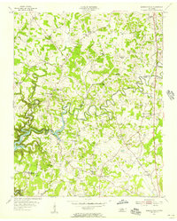 Burgess Falls 1956 topographic map thumbnail