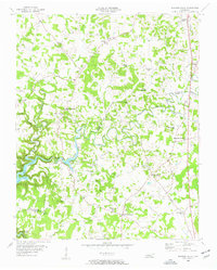 Burgess Falls 1956 topographic map thumbnail