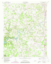 Burgess Falls 1956 topographic map thumbnail