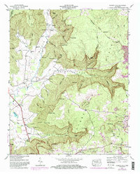 Burrow Cove 1947 topographic map thumbnail